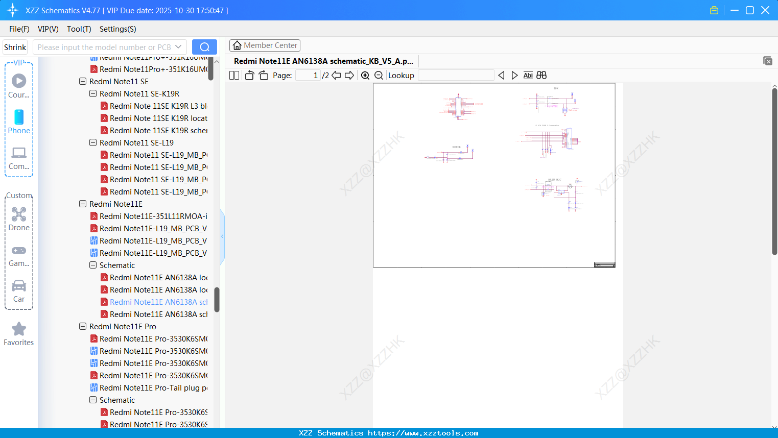 Xiaomi Redmi Note11E AN6138A Schematic_KB_V5_A
